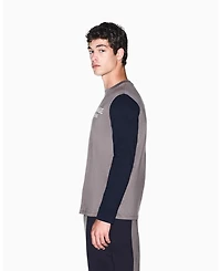 A|X Armani Exchange Men's Color Block Wording T-Shirt