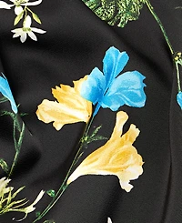 I.n.c. International Concepts Women's Sleeveless Floral-Print Ruffle Front Blouse, Macy's Exclusive