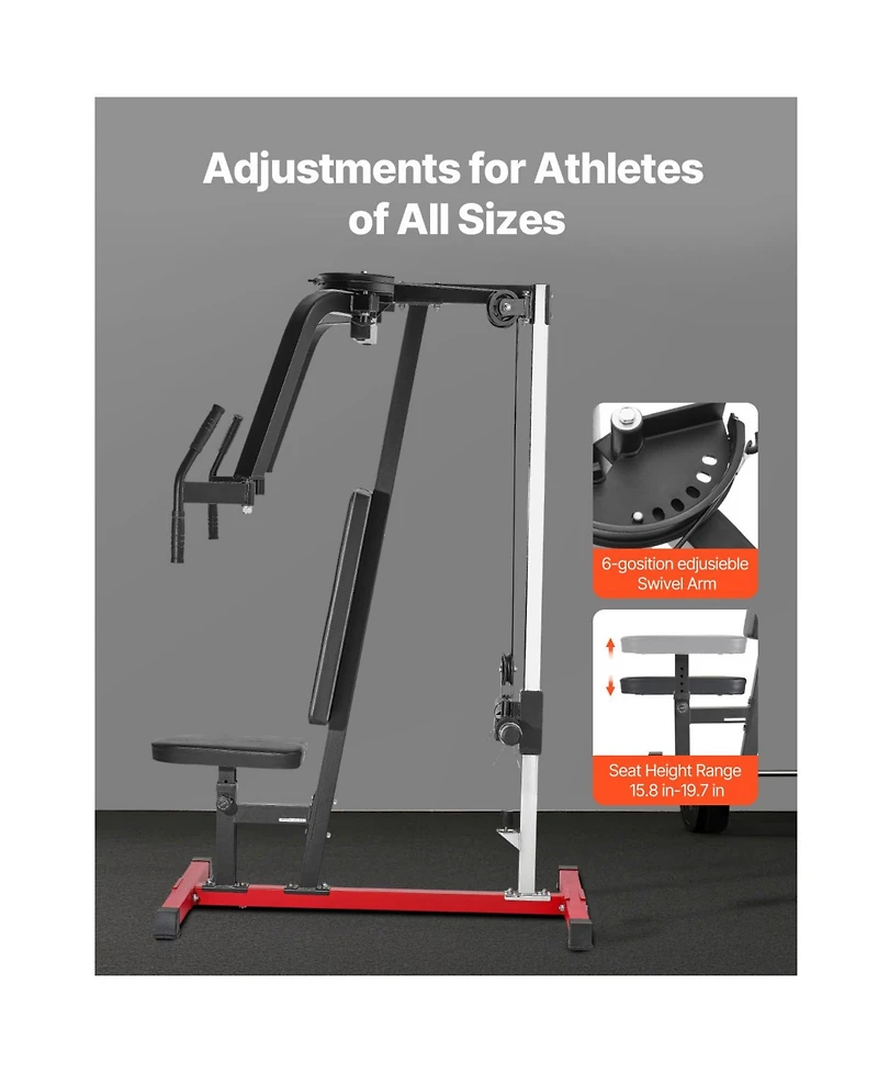 Vevor Chest Fly Machine Adjustable Fly and Reverse Delt Machine Upper Body Workouts