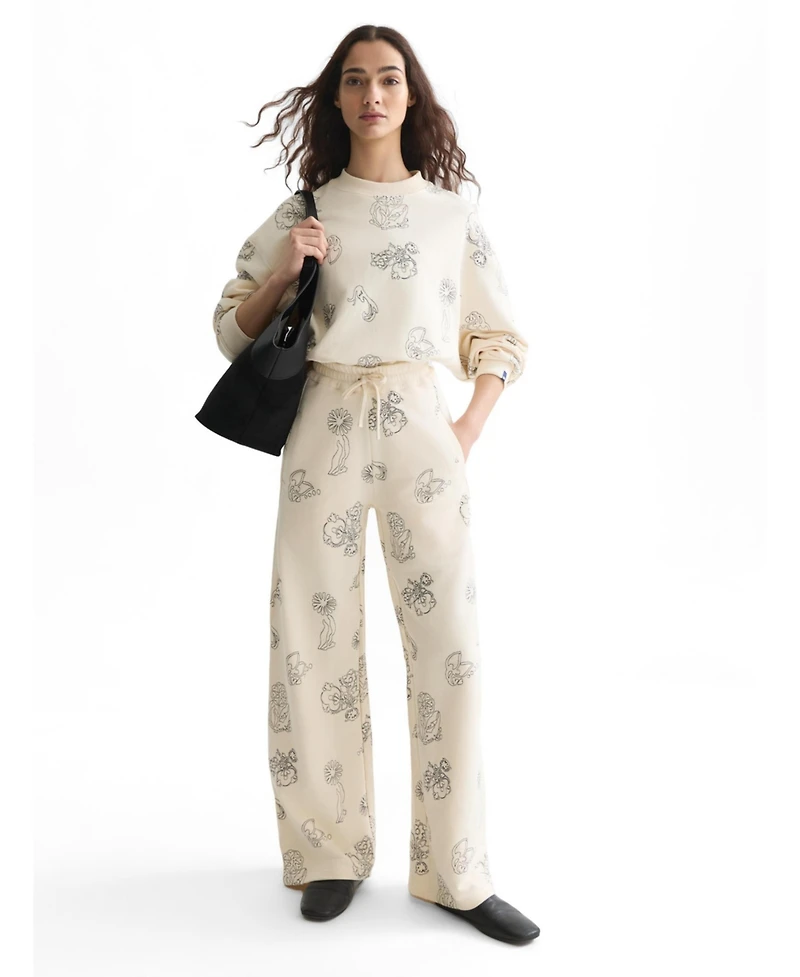 Scotch & Soda Women's and Embroidered Seasonal Fit Sweatshirt