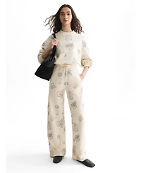 Scotch & Soda Women's and Embroidered Seasonal Fit Sweatshirt