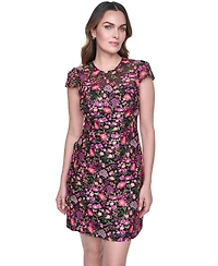 Eliza J Women's Cap Sleeves Dress