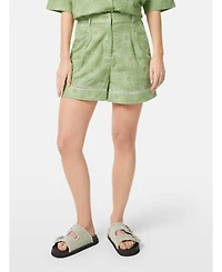 Scotch & Soda Women's High Rise Broderie Shorts