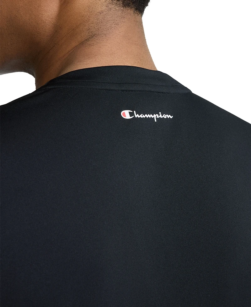 Champion Men's Script Sport Muscle Crewneck Tank Top