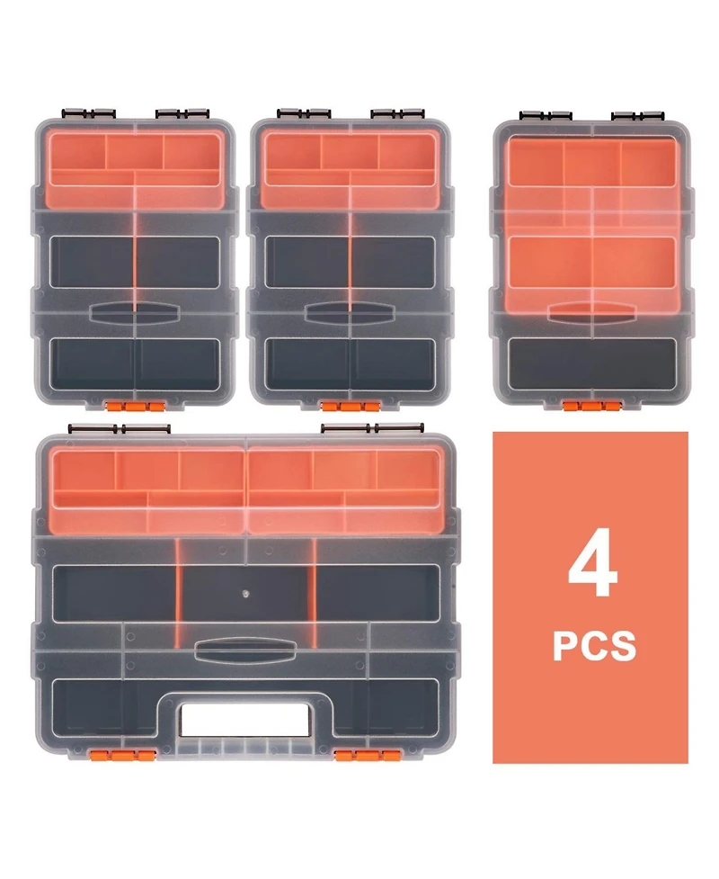 Xdovet Hardware Parts Storage Box 4-Piece Set