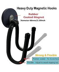 Xdovet Power Drill Tool Organizer Holder Heavy Duty Utility Hooks Rubber Coating
