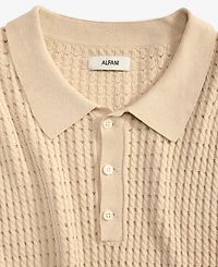 Alfani Men's Cotton Short-Sleeve Polo Sweater, Macy's Exclusive
