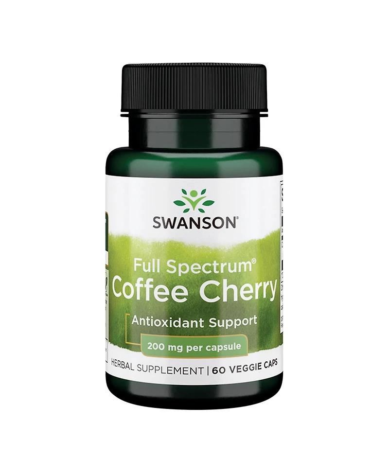 Swanson Full Spectrum Coffee Cherry Immune Support and Phytonutrients, Overall Wellness, 60 Veggie Capsules