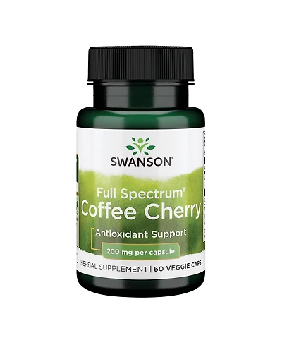 Swanson Full Spectrum Coffee Cherry Immune Support and Phytonutrients, Overall Wellness, 60 Veggie Capsules