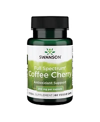 Swanson Full Spectrum Coffee Cherry Immune Support and Phytonutrients, Overall Wellness, 60 Veggie Capsules