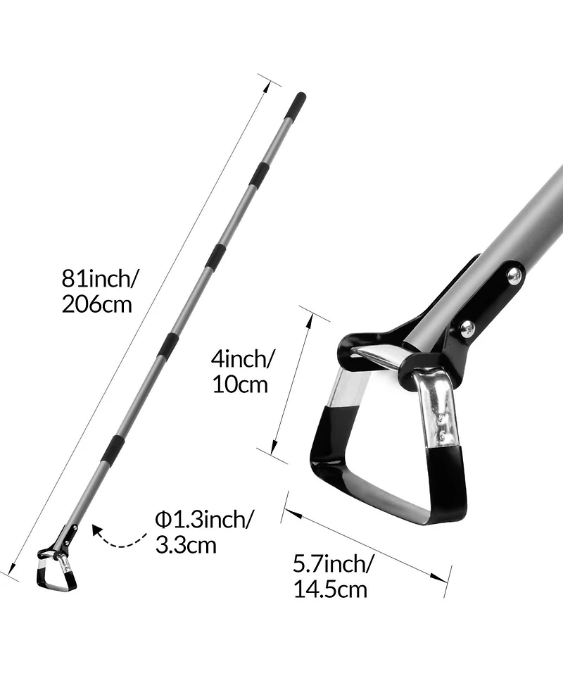 Xdovet Weeding Stirrup Garden Tool Adjustable Metal Handle