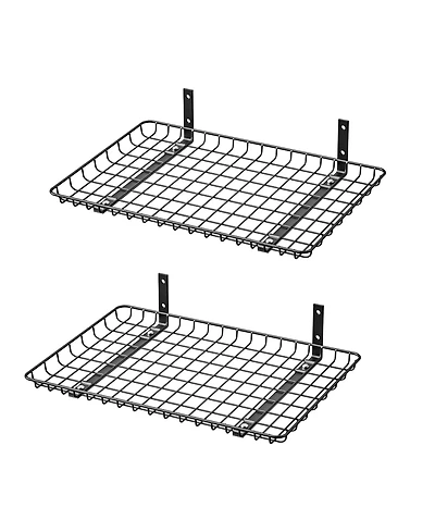 Xdovet Wall Mounted Metal Rack Heavy-duty Organizer Storage Shelf