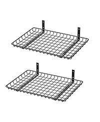Xdovet Wall Mounted Metal Rack Heavy-duty Organizer Storage Shelf