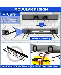 Xdovet Wall Mount Garden Organizer with Hooks