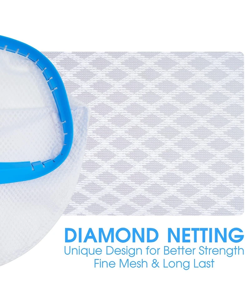 Xdovet Pool Net Leaf Rake Skimmer Heavy Duty