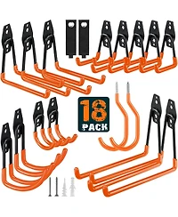 Xdovet Steel Wall Mount Organizer for Tools Ladder Hose Bike Rope Storage