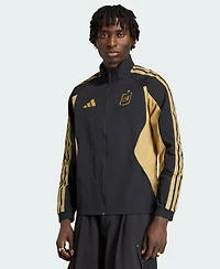 Adidas Men's Black Lafc 2026 Anthem Raglan Full-Zip Jacket