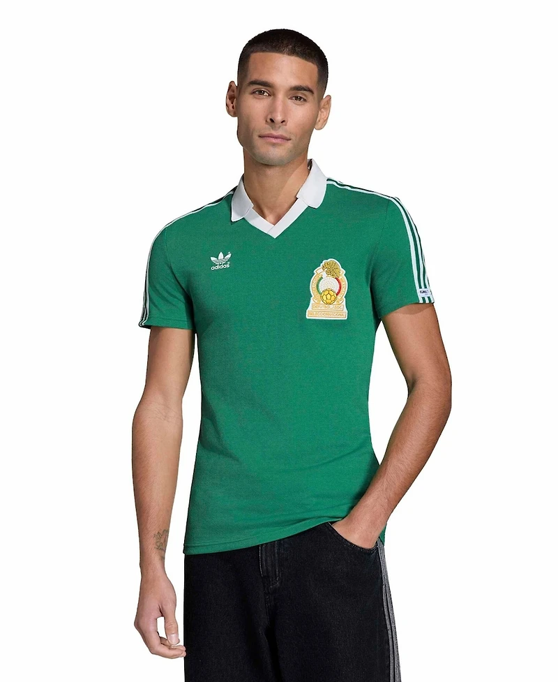 Adidas Men's Green Mexico National Team 1986 Bringback Home Jersey