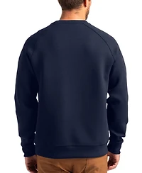 Cutter & Buck Men's Navy Chicago Bears Throwback Roam Raglan Pullover Sweatshirt
