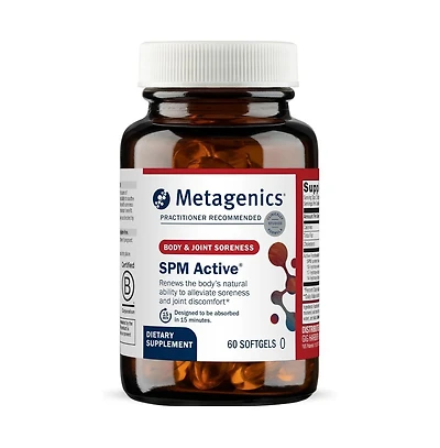 Metagenics Spm Active Specialized Pro Resolving Mediators from Marine Oils Supports Normal Inflammatory Response, Tissue Health 60 Softgels
