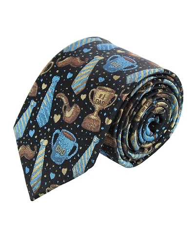 Trafalgar Men's Dad Appreciation Silk Novelty Necktie