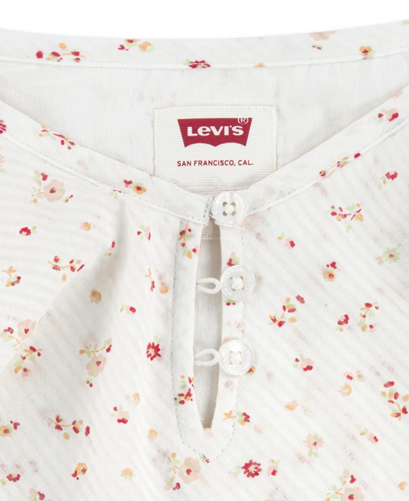 Levi's Girls' 7-16 Long-Sleeve Ruffle Top