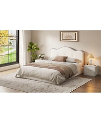 Streamdale Furniture King Size Upholstered Platform Bed