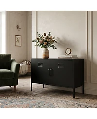 Streamdale Furniture Premium Steel Storage Cabinet with Adjustable Shelves and Leveling Feet