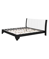 Streamdale Furniture Modern Pine and Manufactured Wood Bed Frame