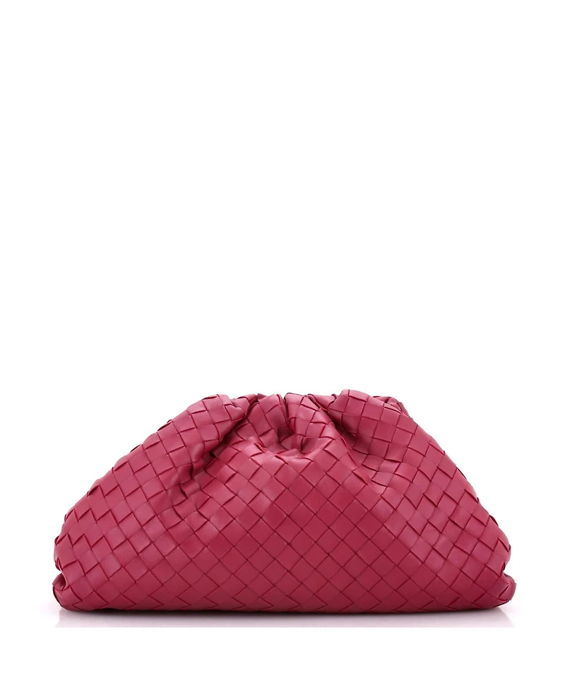 Pre-Owned Bottega Veneta The Pouch Intrecciato Nappa