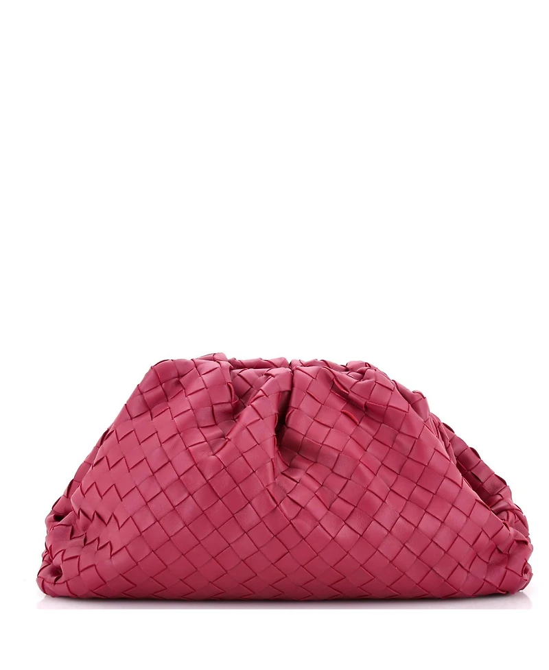Pre-Owned Bottega Veneta The Pouch Intrecciato Nappa