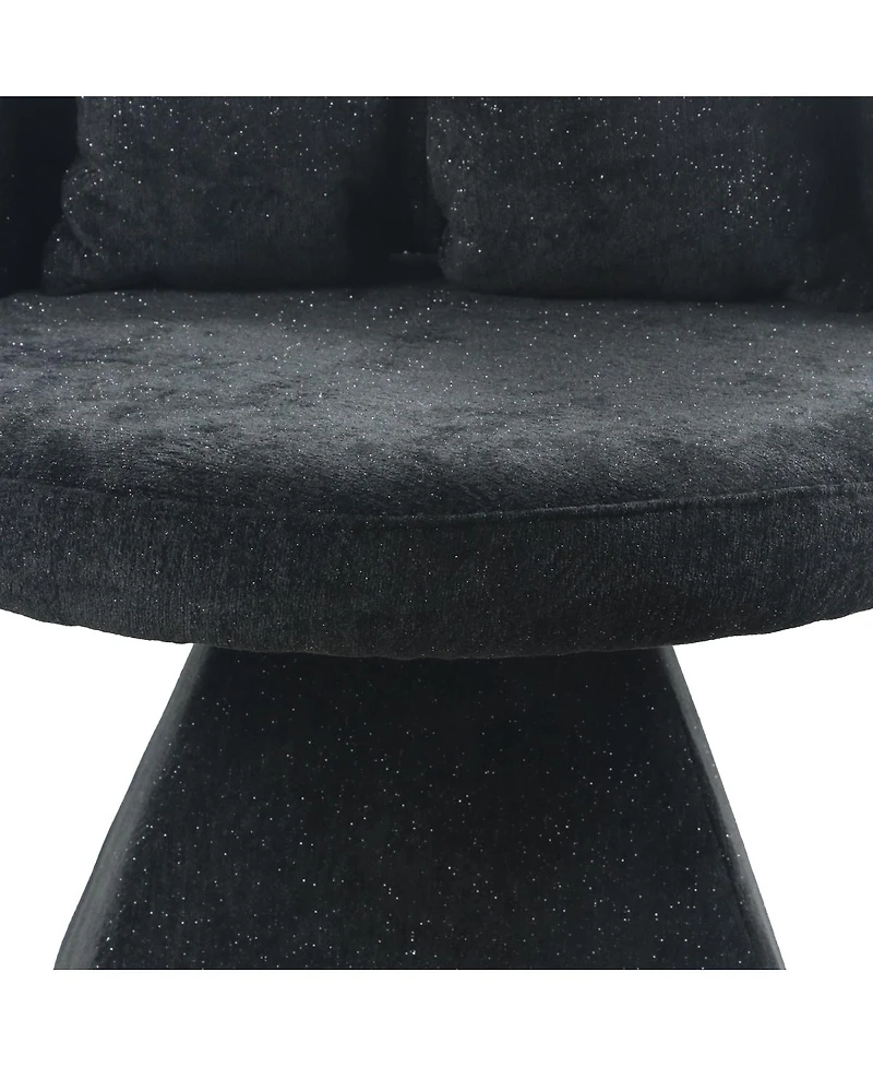 Streamdale Furniture Butterfly Back Swivel Vanity Chair for Bedroom and Dining Room
