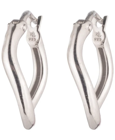 Lauren Ralph Lauren Sterling Silver Small Hoop Earrings