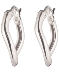 Lauren Ralph Lauren Sterling Silver Small Hoop Earrings