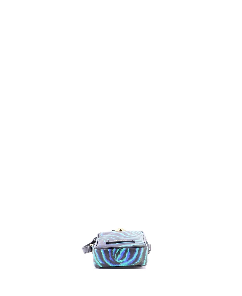 Pre-Owned Versace Micro Medusa Biggie Pouch Crossbody Bag Printed Leather