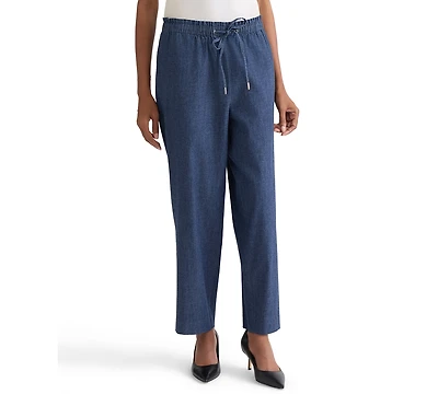 Jones New York Women's Paperbag Waist Drawstring Pants