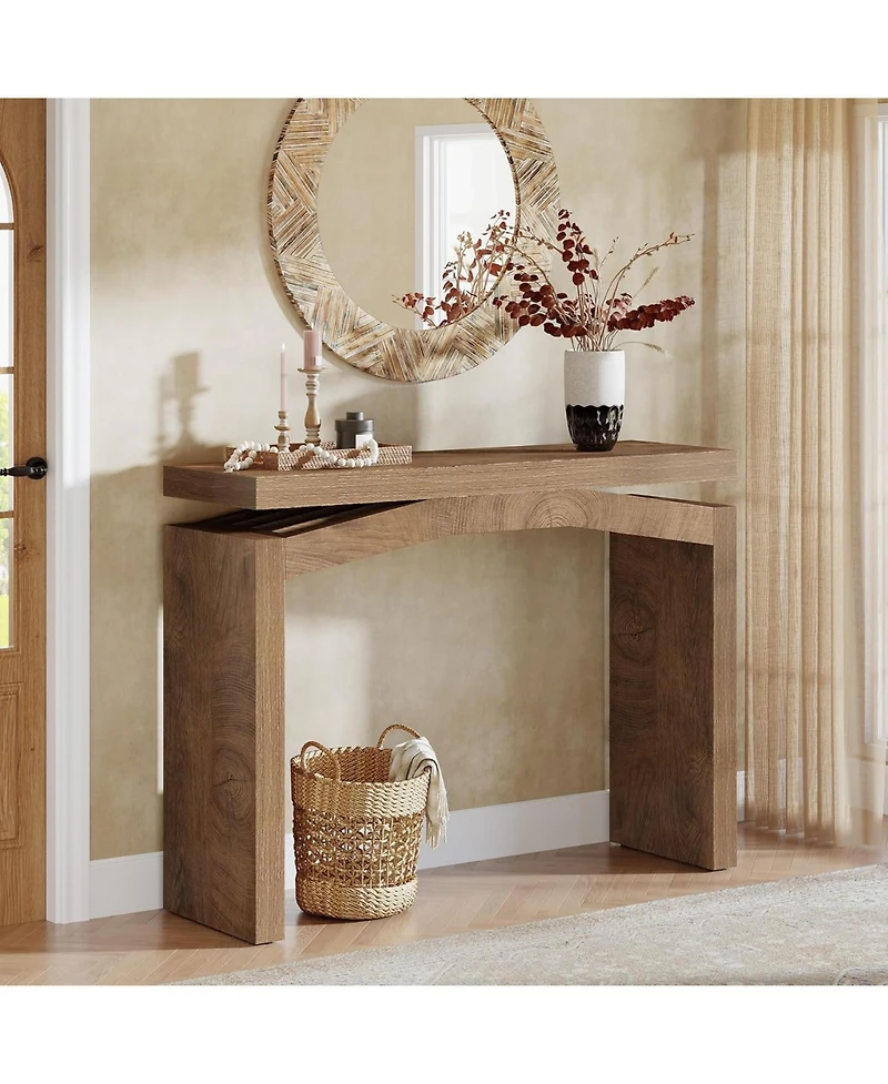Tribesigns 40-Inch Console Table for Entryway, Farmhouse Sofa Console Behind Couch, Small Entry Table