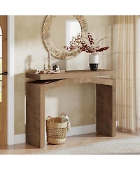 Tribesigns 40-Inch Console Table for Entryway, Farmhouse Sofa Console Behind Couch, Small Entry Table