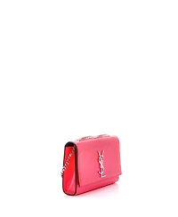 Pre-Owned Saint Laurent Small Classic Monogram Crossbody Bag Grainy Patent