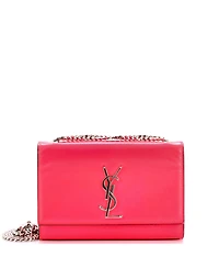 Pre-Owned Saint Laurent Small Classic Monogram Crossbody Bag Grainy Patent