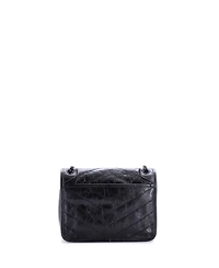 Pre-Owned Saint Laurent Baby Niki Chain Flap Bag Matelasse Chevron Leather