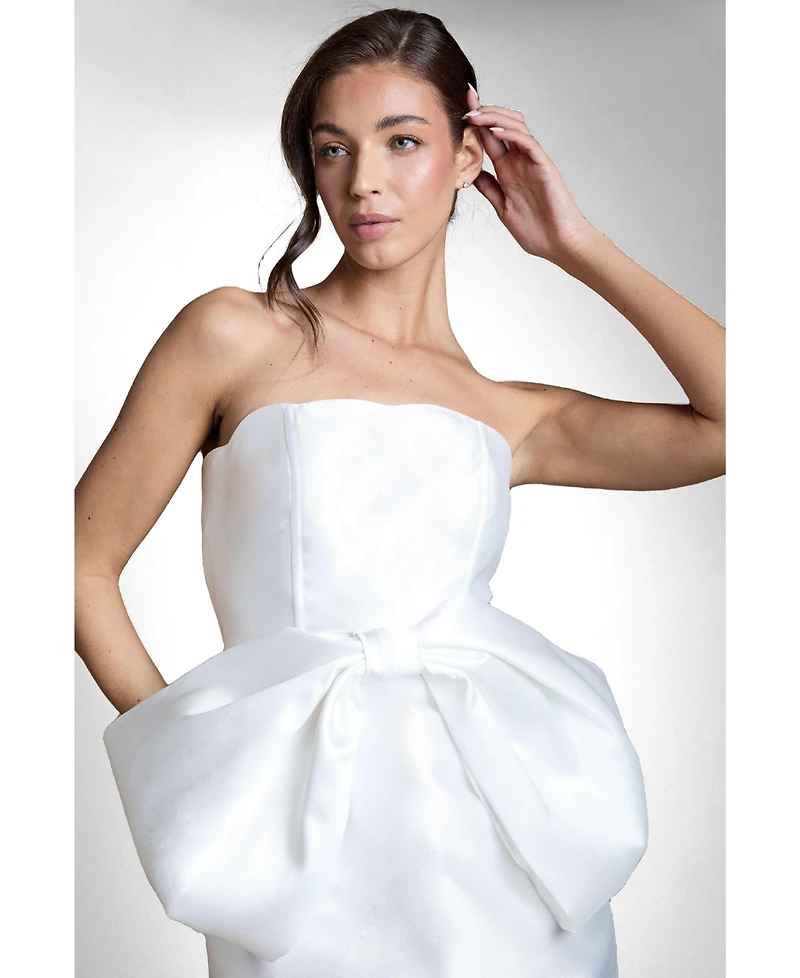 Coast Women's Bow Detail Wedding Dress