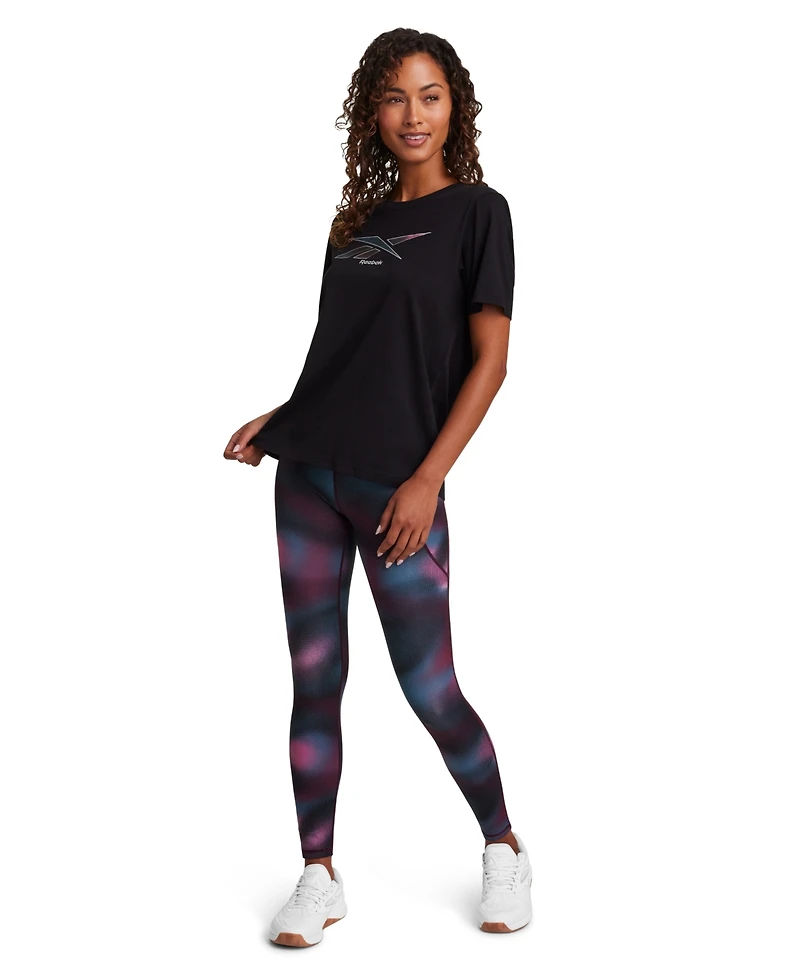 Reebok Women's Vector Graphic Crewneck T-Shirt