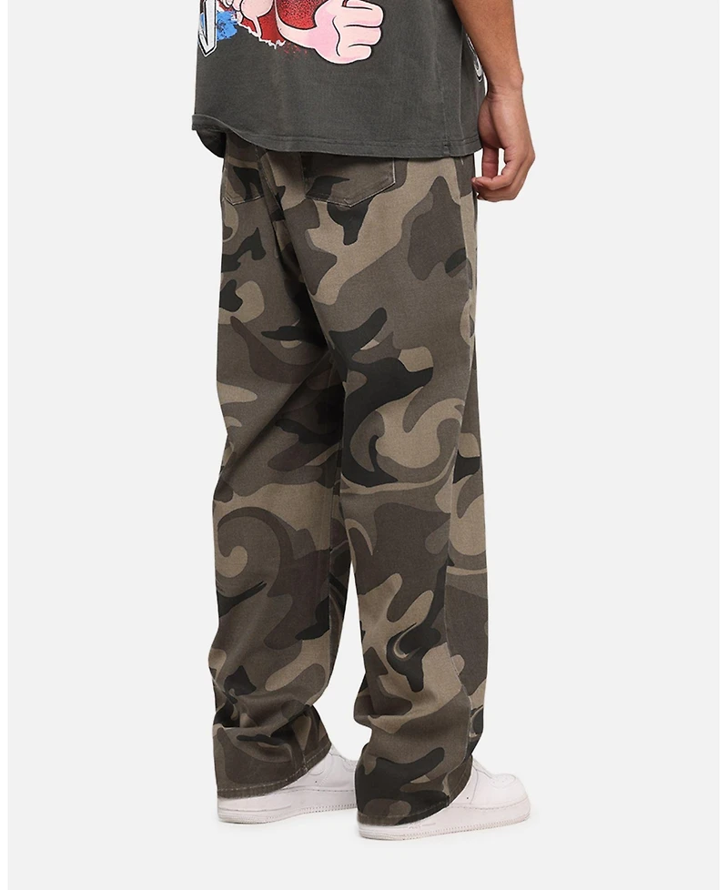 Xxiii Men's Washed Camo Pants