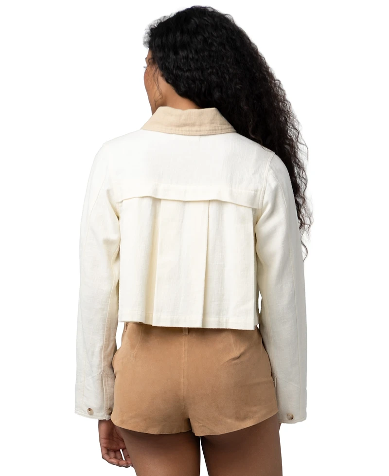 Jou Big Girls Removable-Hood Moto Jacket