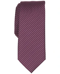 Alfani Men's Aero Fine Line Stripe Slim Silk Tie