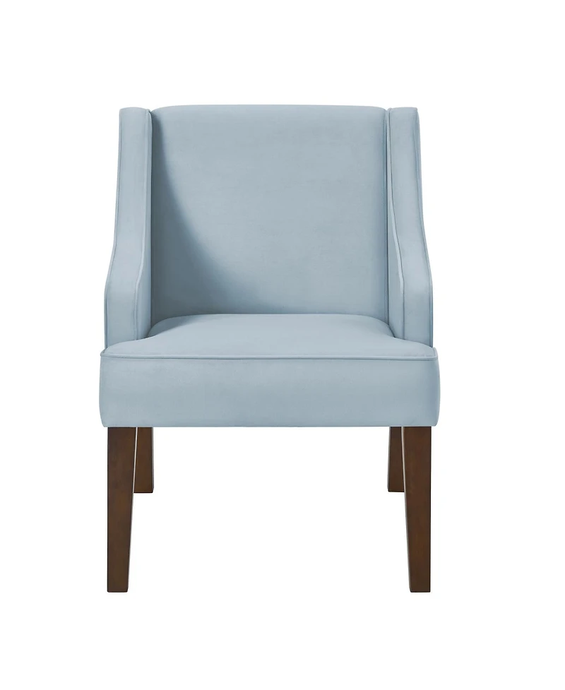 Streamdale Furniture Mid-Century Modern Upholstered Velvet Accent Chair