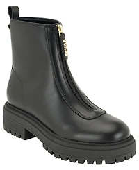 Guess Women's Syyan Front Zip Lug Sole Booties