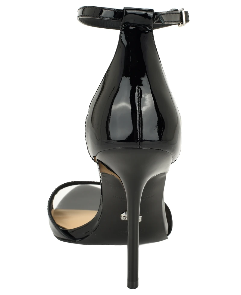Guess Women's Olivey Ankle Strap Stiletto Dress Sandals