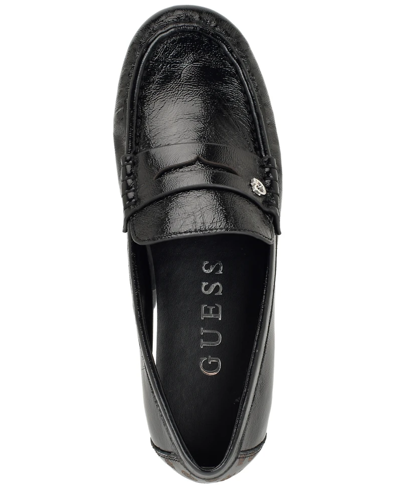 Guess Women's Raivoo Suede Slip-On Penny Loafer
